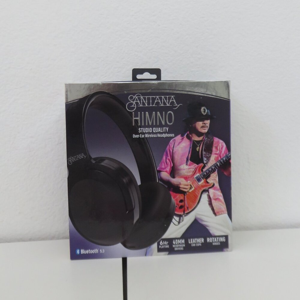 Santana Himno Over Ear Bluetooth Wireless Headphones  New In Box